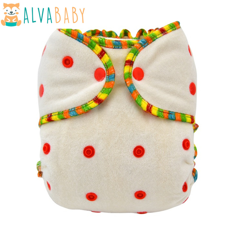 Cloth Diaper Insert - ALVABABY-fralda de bambu do bebê, fralda