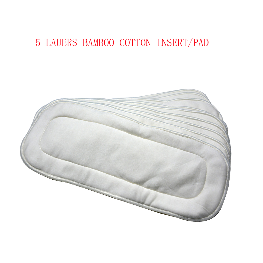 Cloth Diaper Insert - Forros de algodão de bambu orgânico,