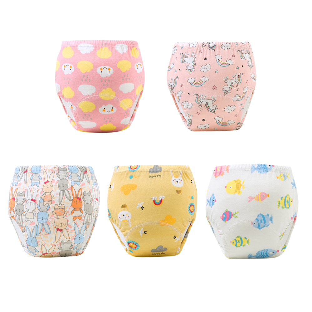 5 Peças de Calcinhas de Treina - Cloth Diaper Insert avaliação e preço